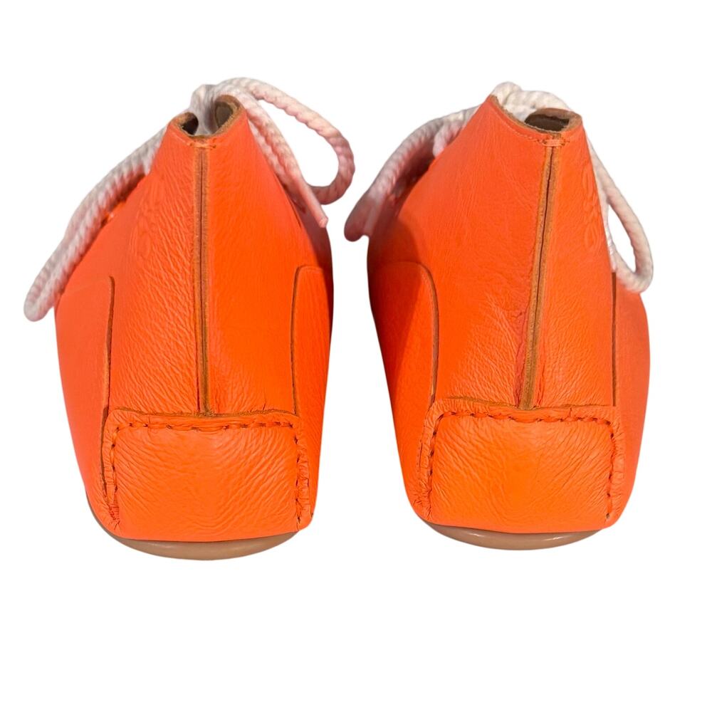 New Auth. Loewe Leather Lace Moccasins Booties Size 40 W/Box & Dust Bags - Picture 8 of 15